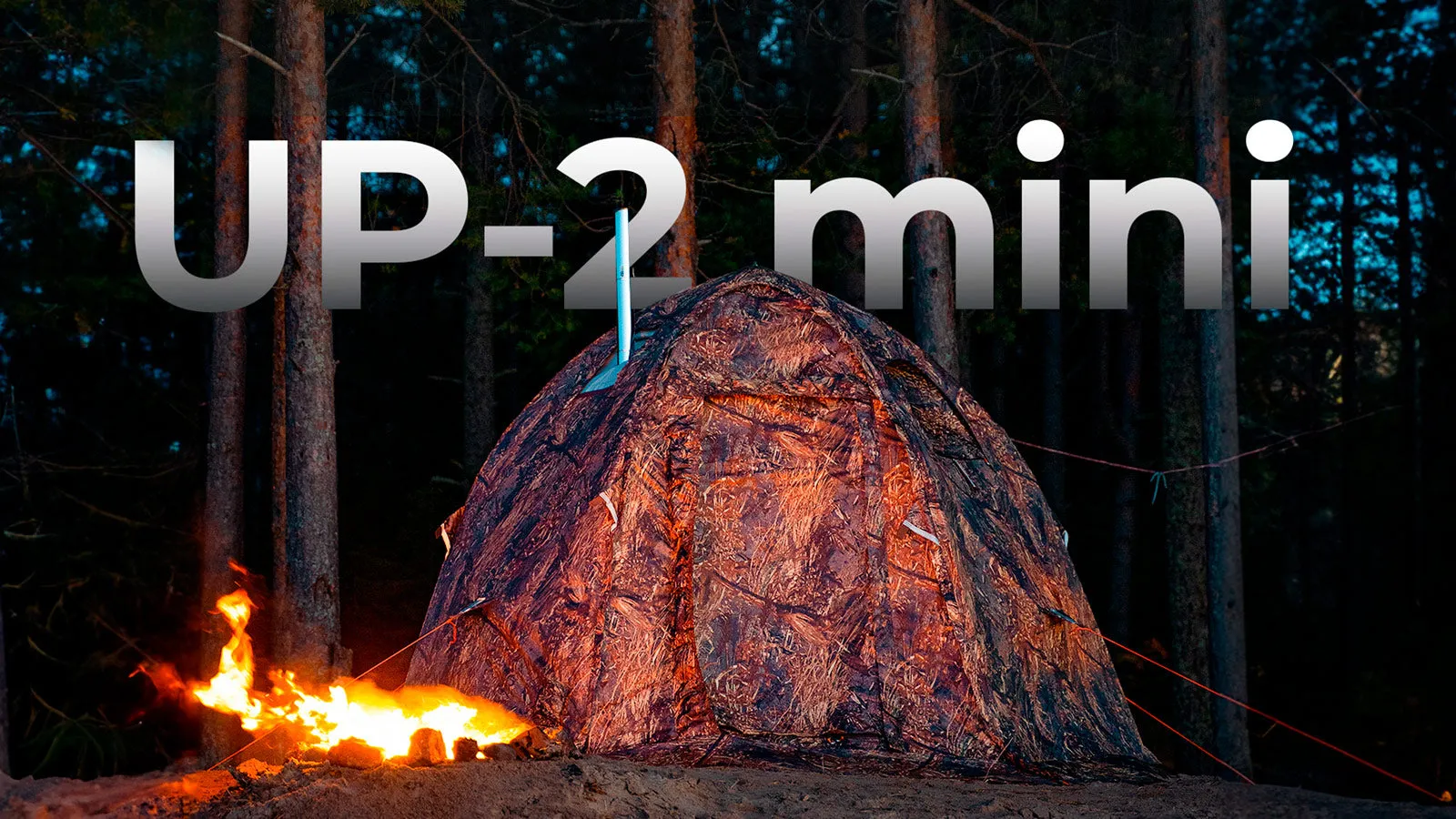 Best Hot Tents - All-Season Tent with Stove Jack "UP-2-mini". Best tent for 1-3 person