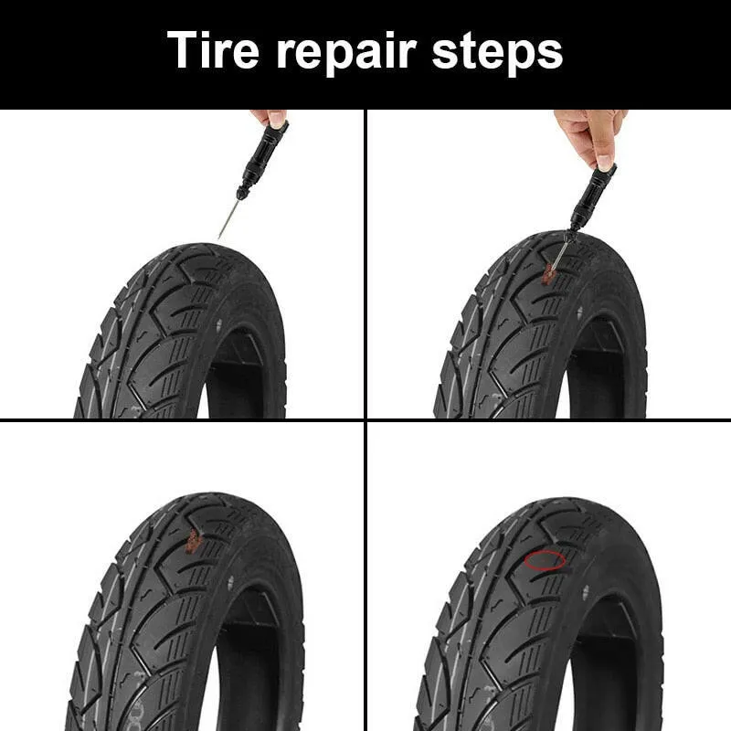 Bicycle Tubeless Tire Repair Tool Outdoor Riding Urgent Glue Free Repair Rubber Stripe MTB Road Bike Tyre Puncture Sealant Tools