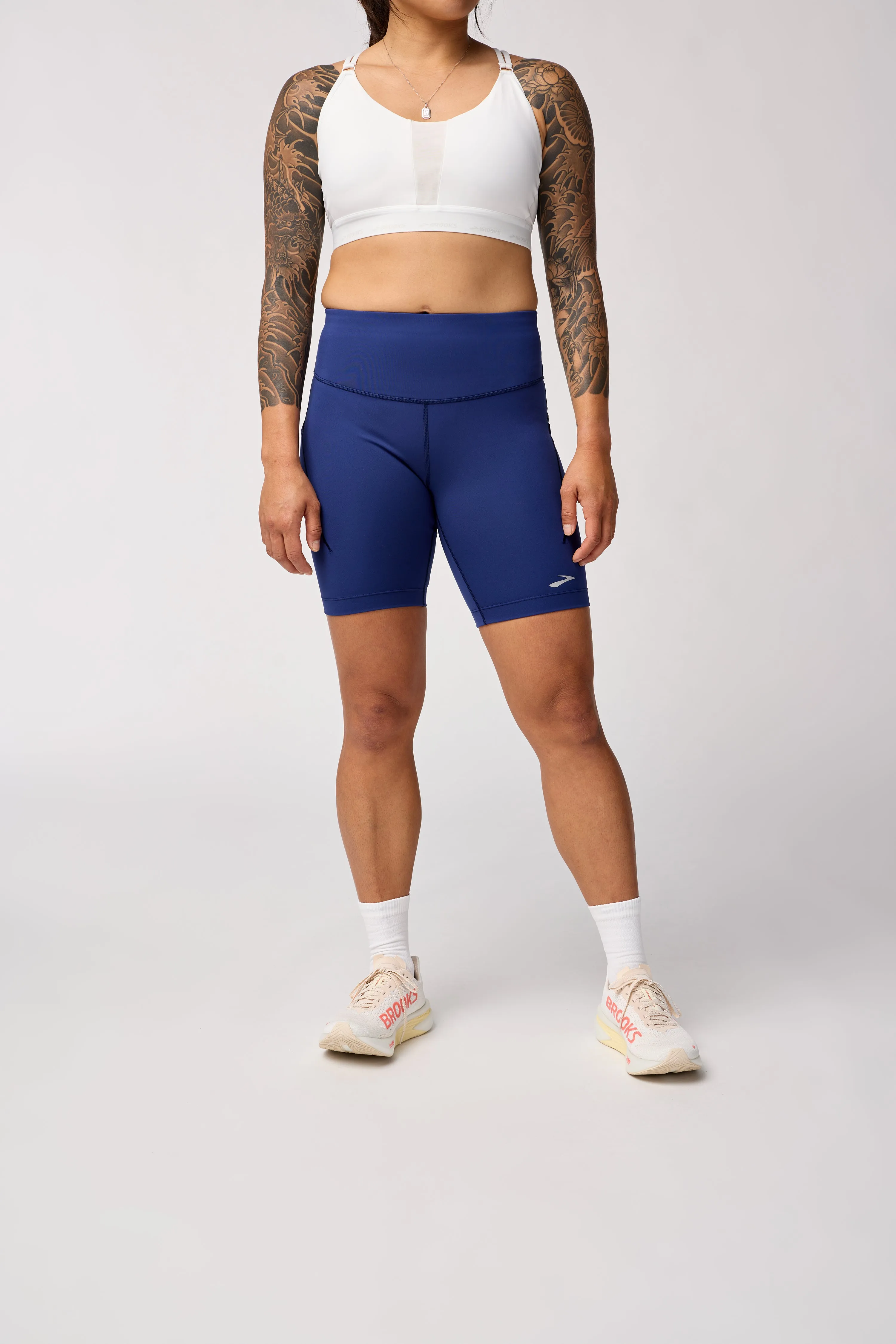 Brooks | Spark 8" Short Tight | Women's | Midnight