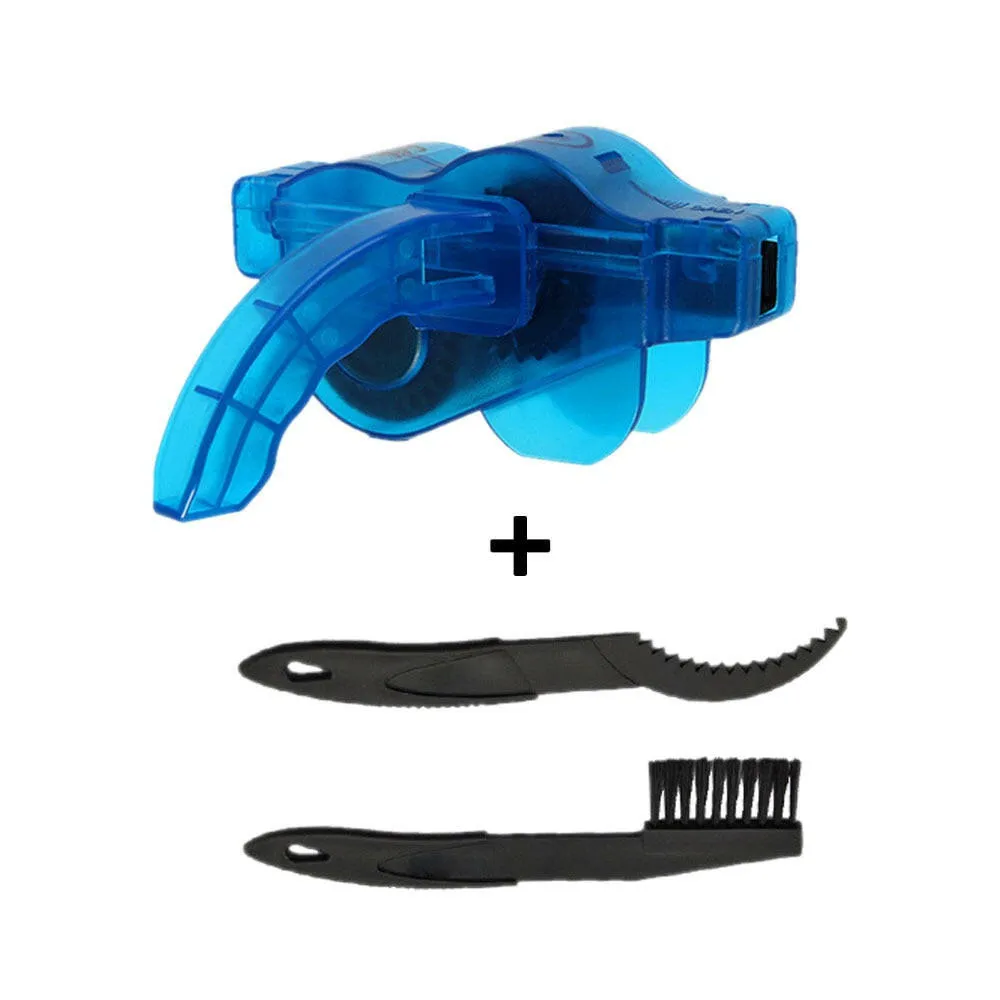 Chain Cleaner Cleaning Bicycle Chain Brush Wash Tool Set MTB Road Bike Protection Oil Chain Gear Grunge Brush for Mountain Bike