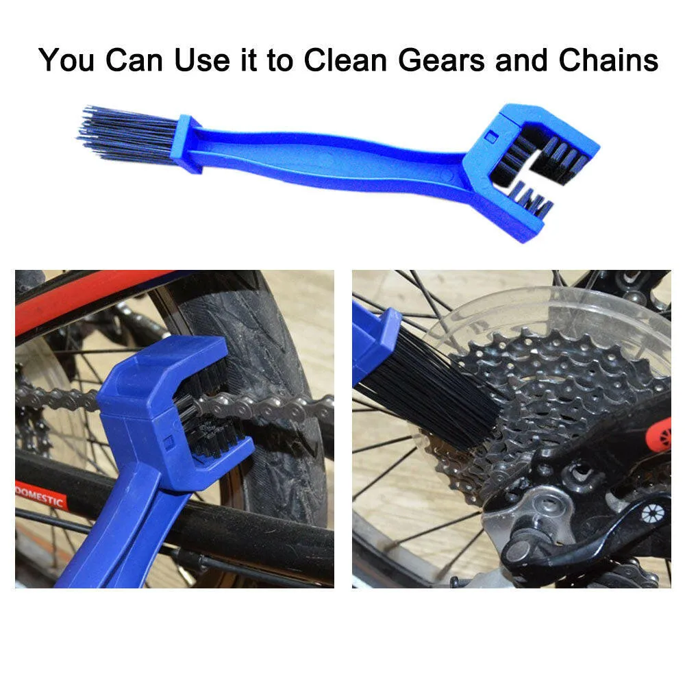 Chain Cleaner Scrubber Brushes Cycling Cleaning Kit Bicycle Accessories Mountain Bike Wash Tool Set Bicycle Repair Tools