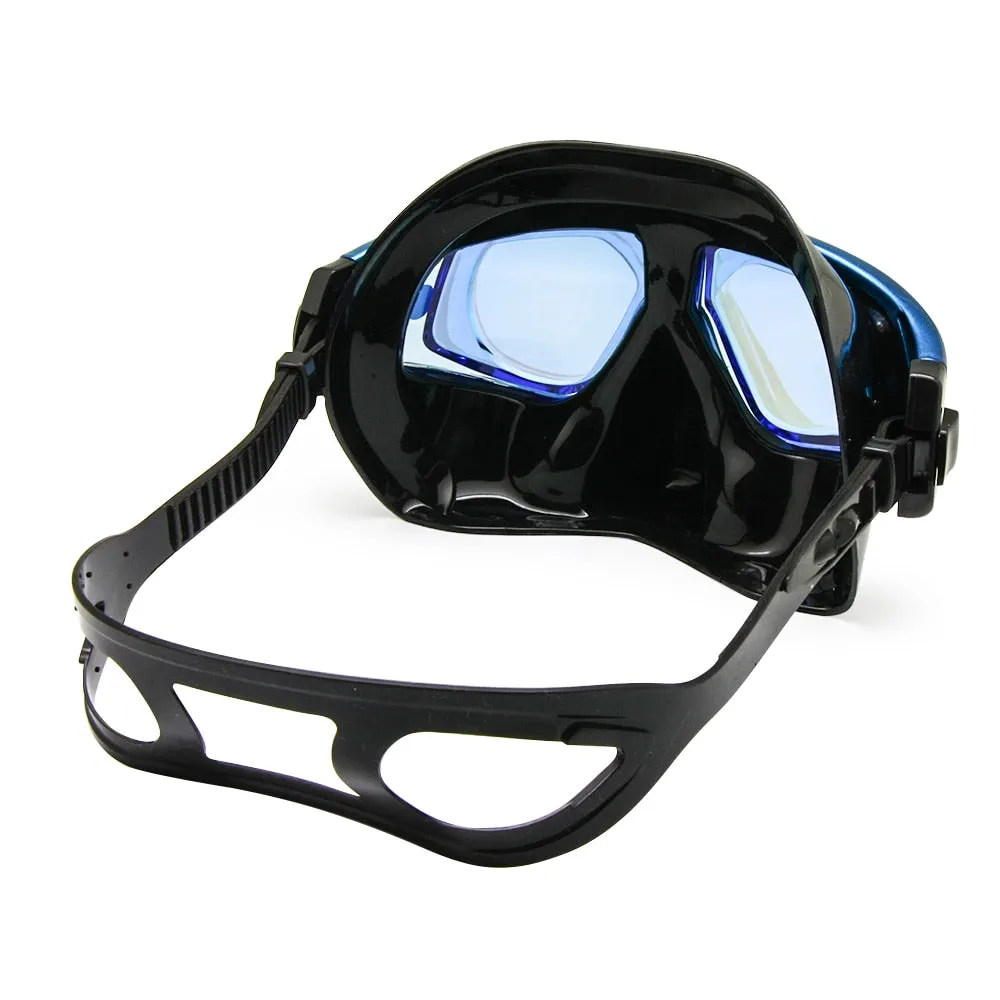 Enzodate Unisex Full Rim Polycarbonate Snorkel Mask Hyperopia Myopia MK005
