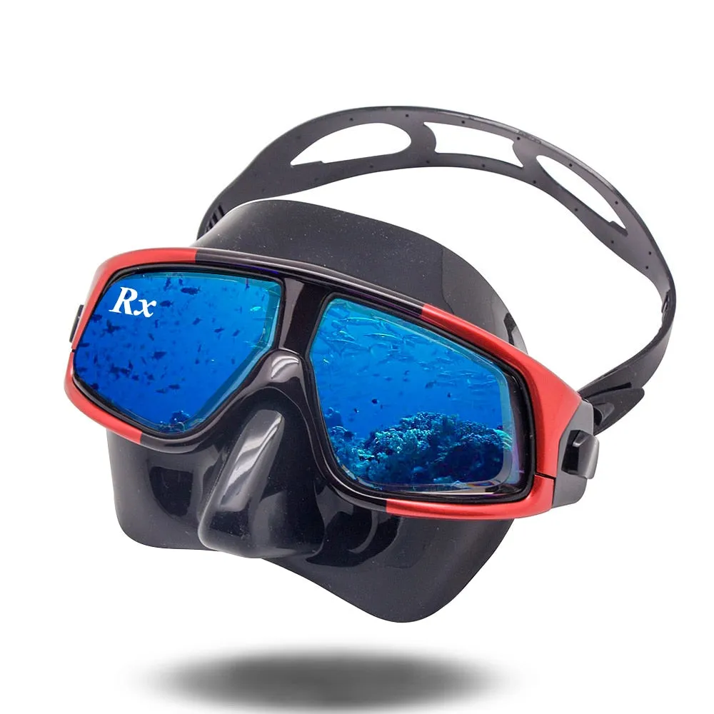 Enzodate Unisex Full Rim Polycarbonate Snorkel Mask Hyperopia Myopia MK005