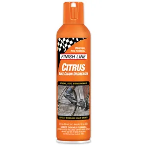 Finish Line Citrus Biodegres 12Oz. Aerosol,100% Biodgrdbl  Citrus Chain Degreaser Finish Line Lubesclean