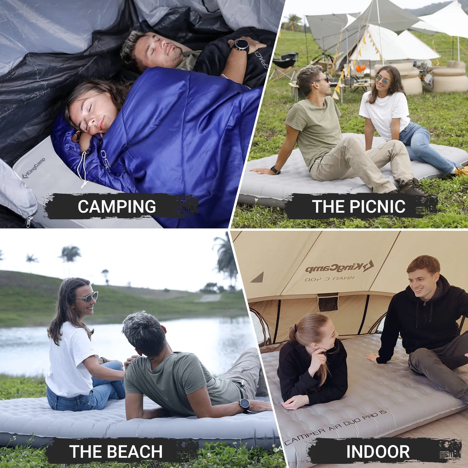KingCamp Insulated Double Sleeping Pad for Camping