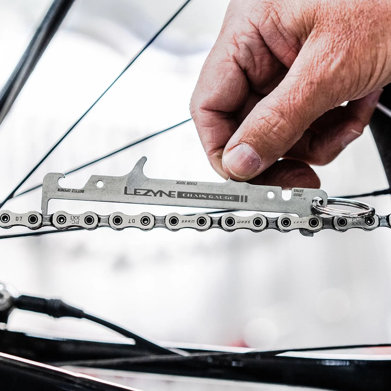 Lezyne Chain Gauge Chain Wear Checker