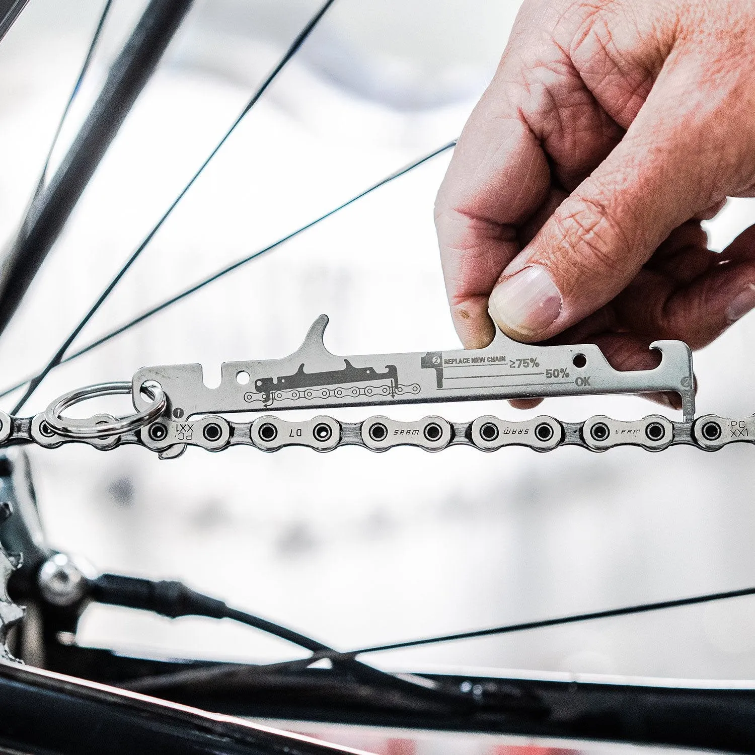 Lezyne Chain Gauge Chain Wear Checker