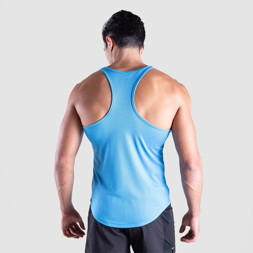MEN POWEREST TANK(LIGHT BLUE)