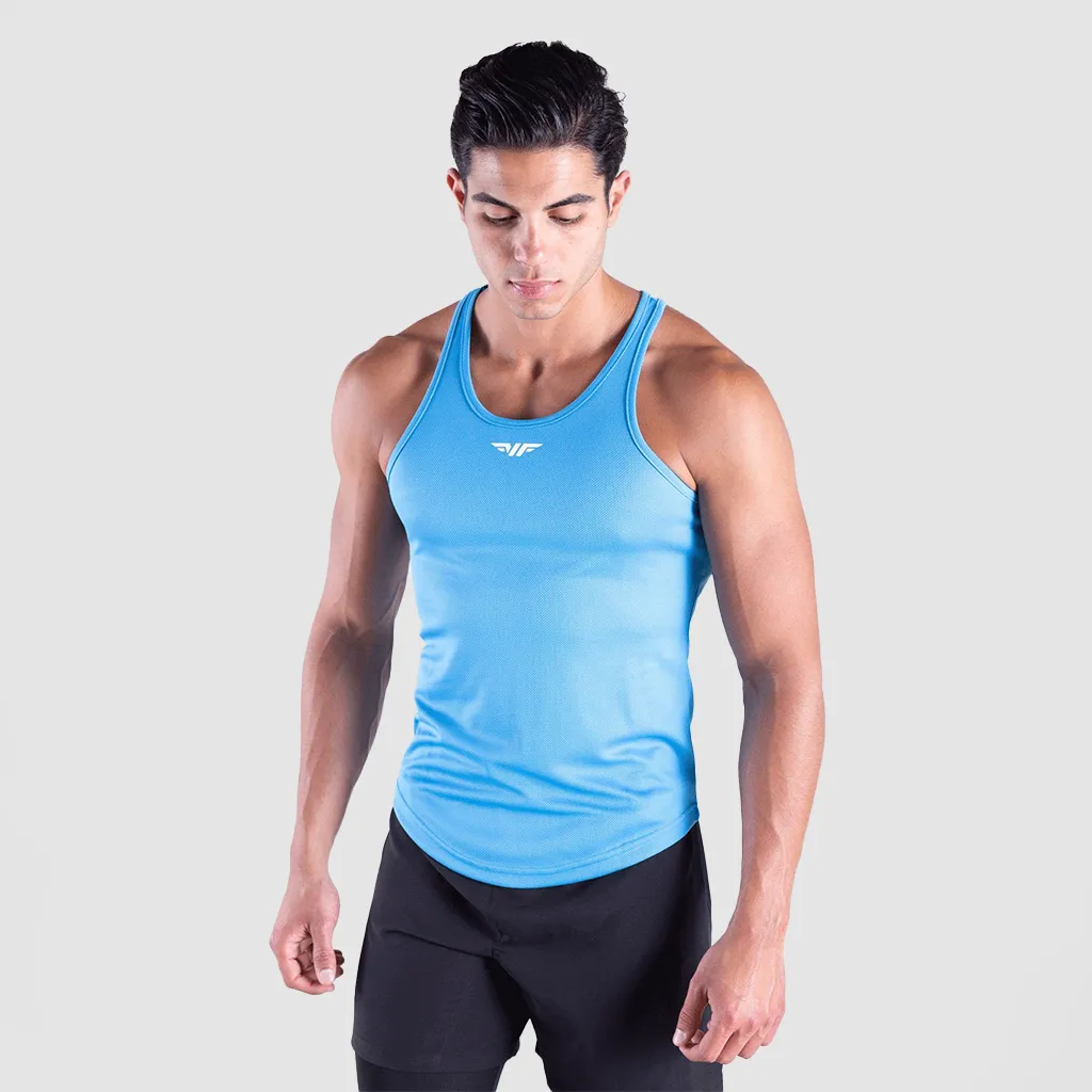 MEN POWEREST TANK(LIGHT BLUE)