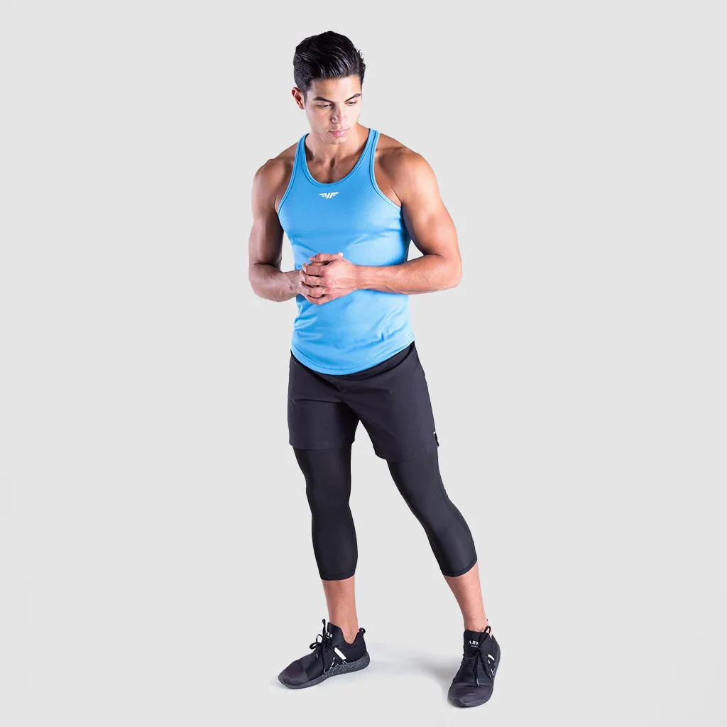 MEN POWEREST TANK(LIGHT BLUE)