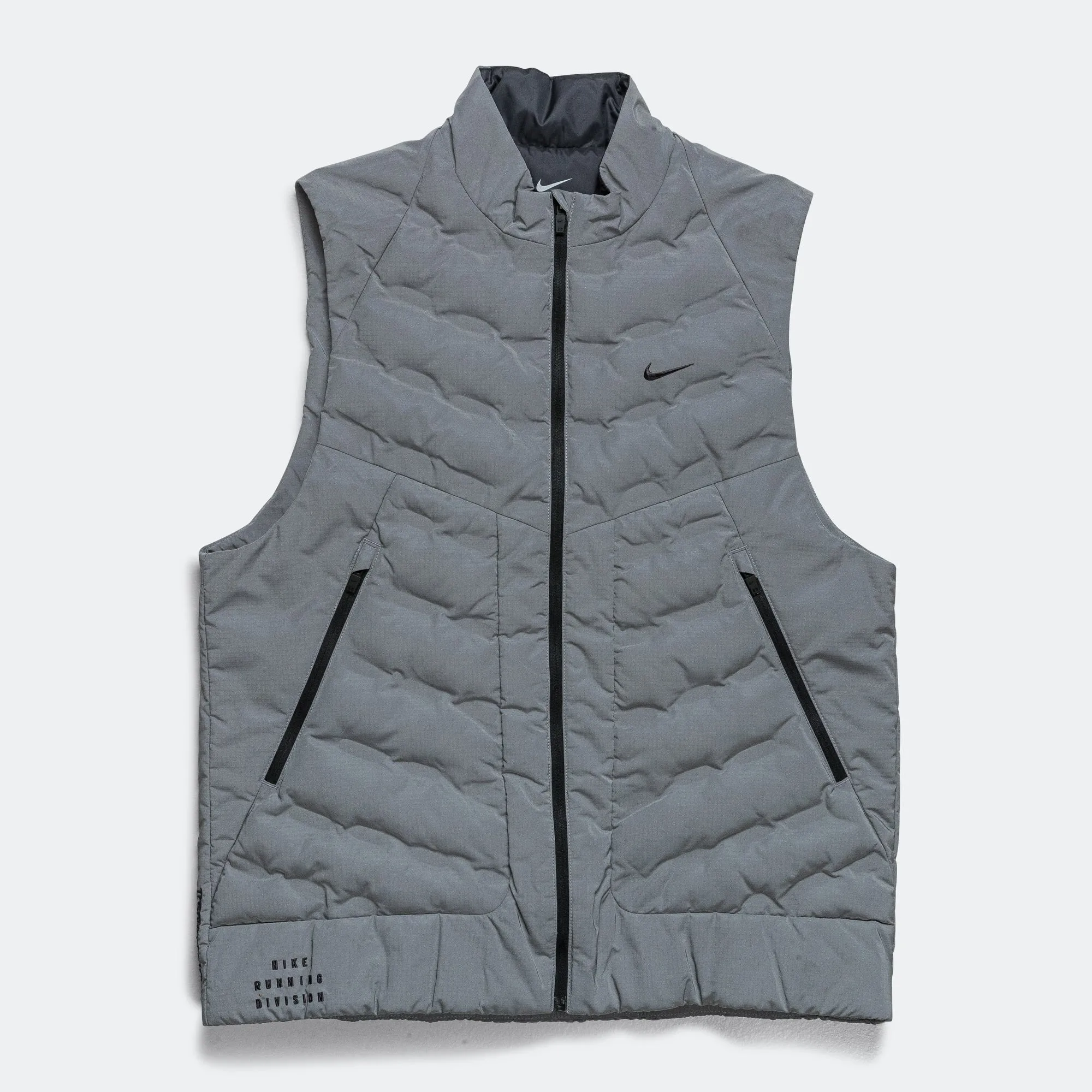 Mens Therma-FIT ADV Running Vest - Reflective Silver/Reflective Black
