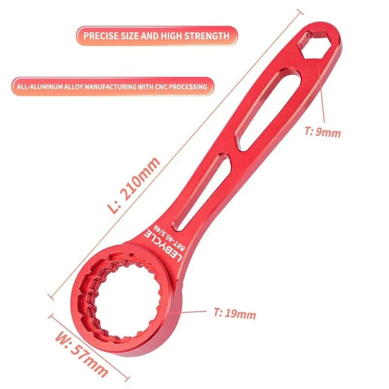 New 4 in 1 Multifunction Bottom Bracket Wrench Tool 39mm 40.5mm 44mm 46mm BB For SHIMANO/SRAM MTB Road Bicycle All-Purpose Tools
