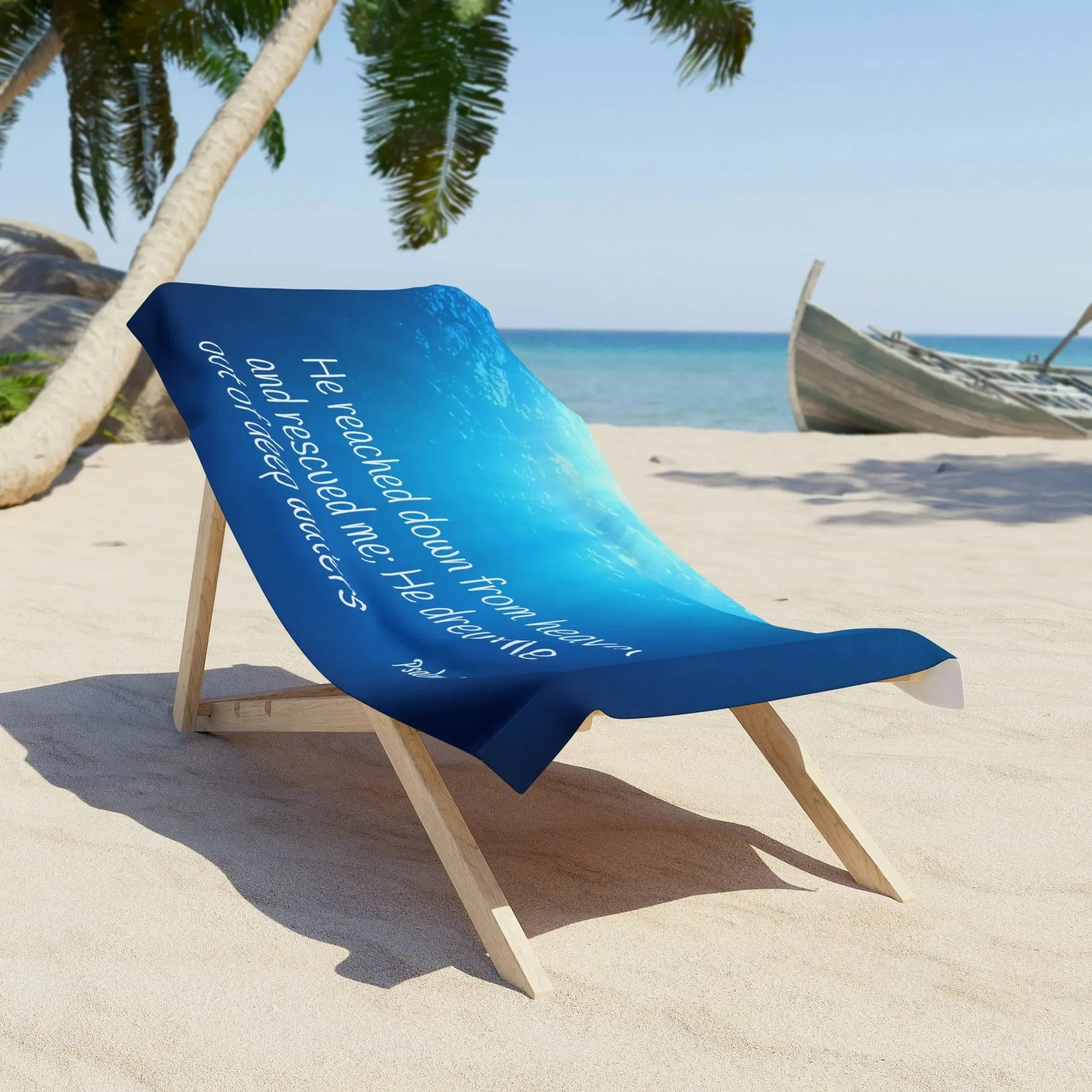 Psalm18 Beach Towel