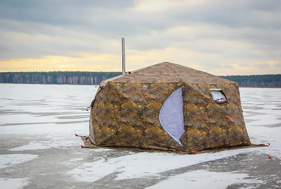 Russian Bear 'Hexagon' Best for 8 person Woodstove Tent
