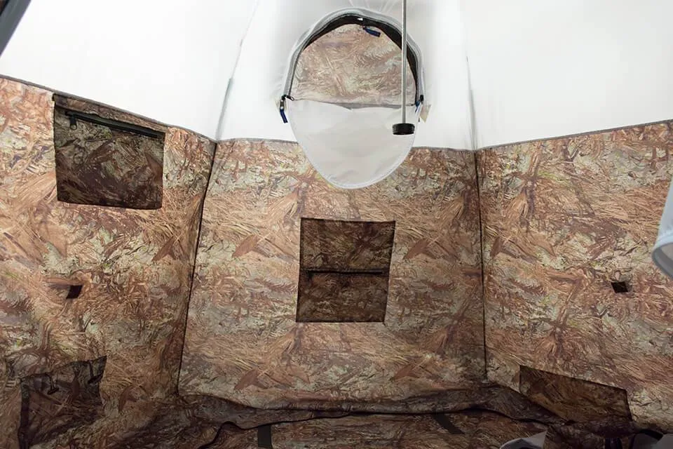 Russian Bear "UP-2-mini" Woodstove Tent with DOOR | 1-3 person