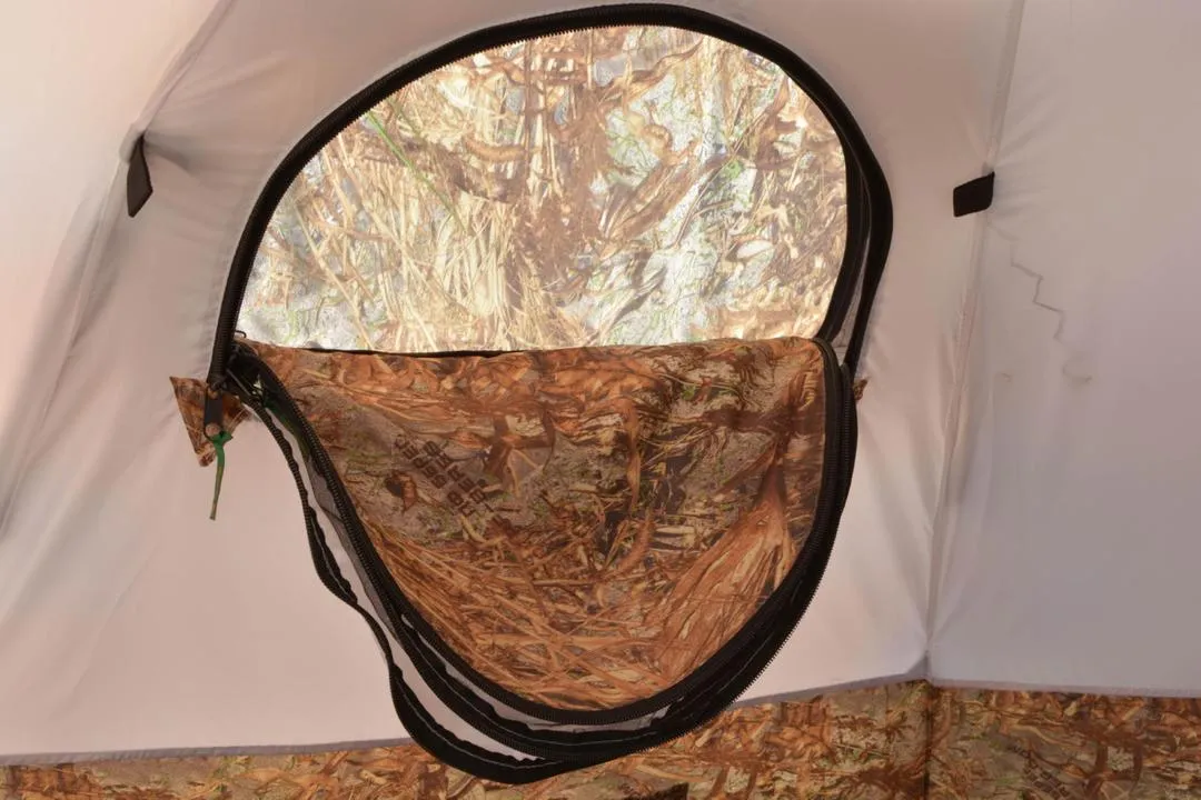 Russian Bear "UP-2-mini" Woodstove Tent with DOOR | 1-3 person