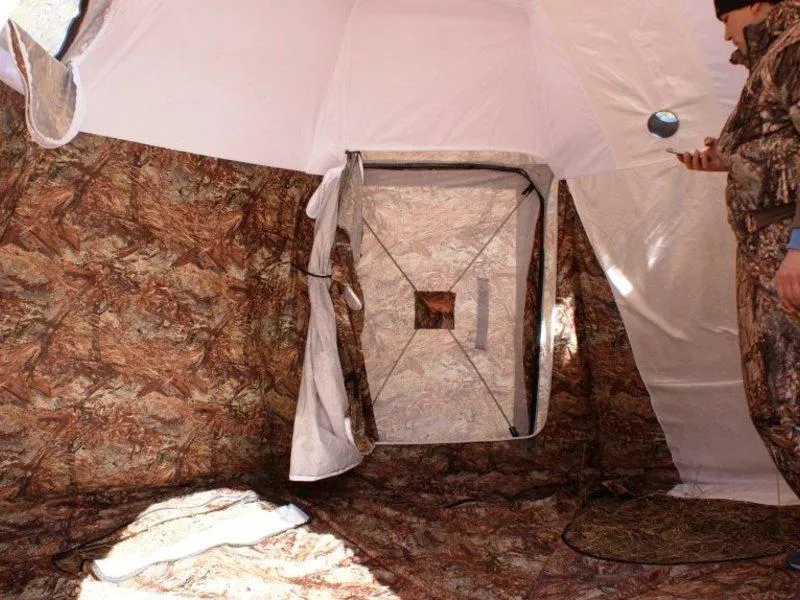 Russian Bear "UP-5" Woodstove Tent with DOOR |  3-8 person