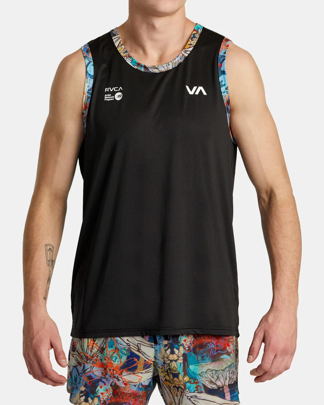 Sage Vaughn Runner Tank Knit - Black