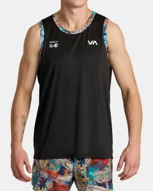 Sage Vaughn Runner Tank Knit - Black