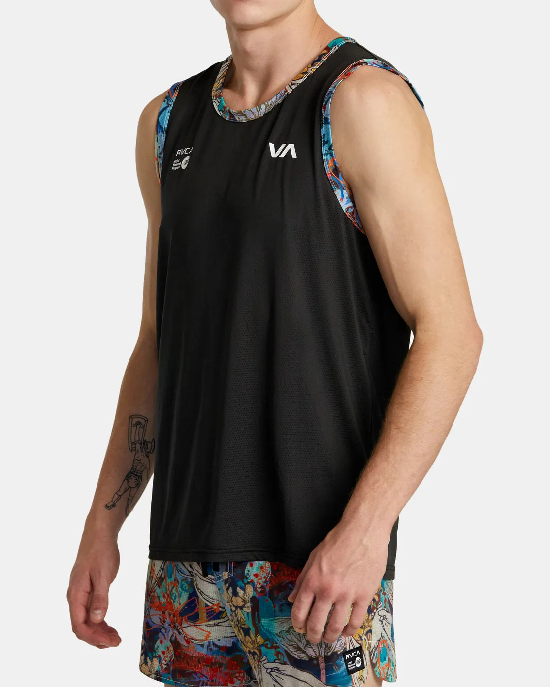 Sage Vaughn Runner Tank Knit - Black