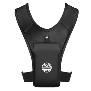 Six Peaks Running Vest with Phone Holder - Black