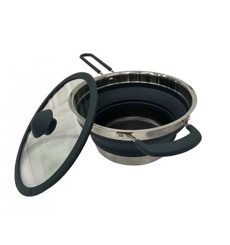 Vango Cuisine Collapsible Pot 1.5L Grey