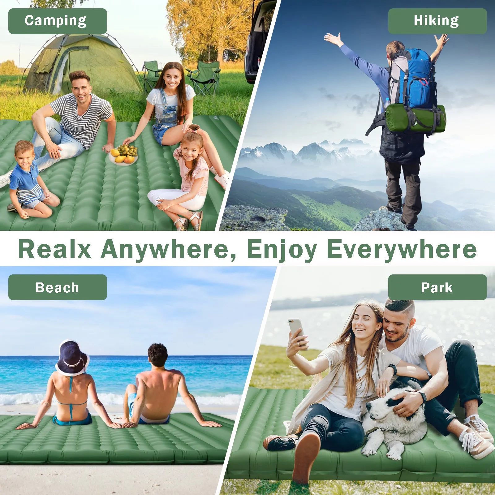Windrest™ Double Inflatable Sleeping Pad