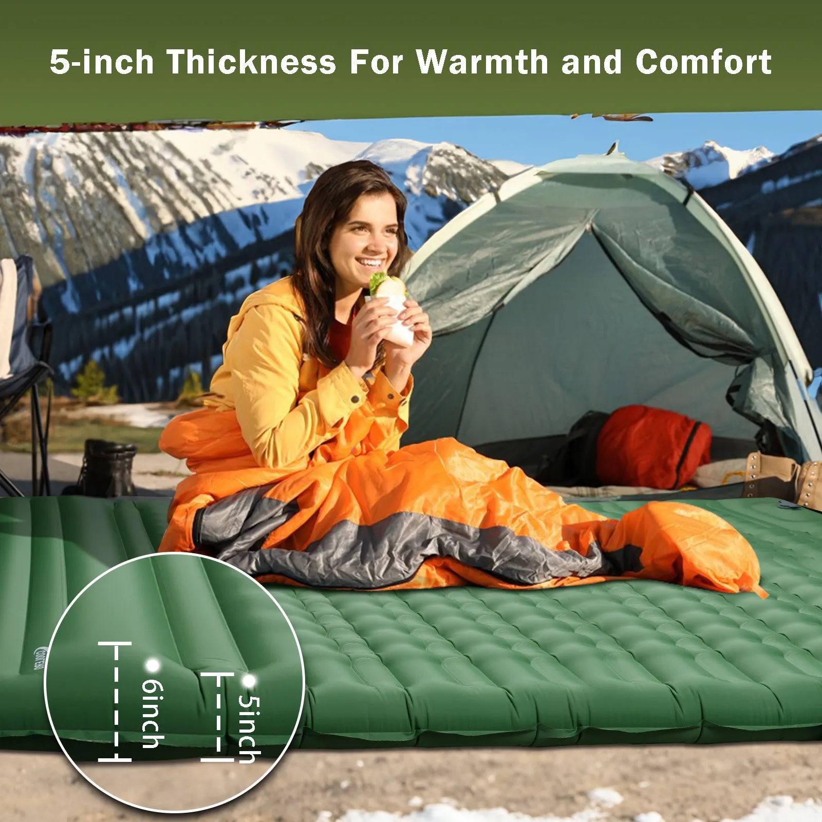 Windrest™ Double Inflatable Sleeping Pad