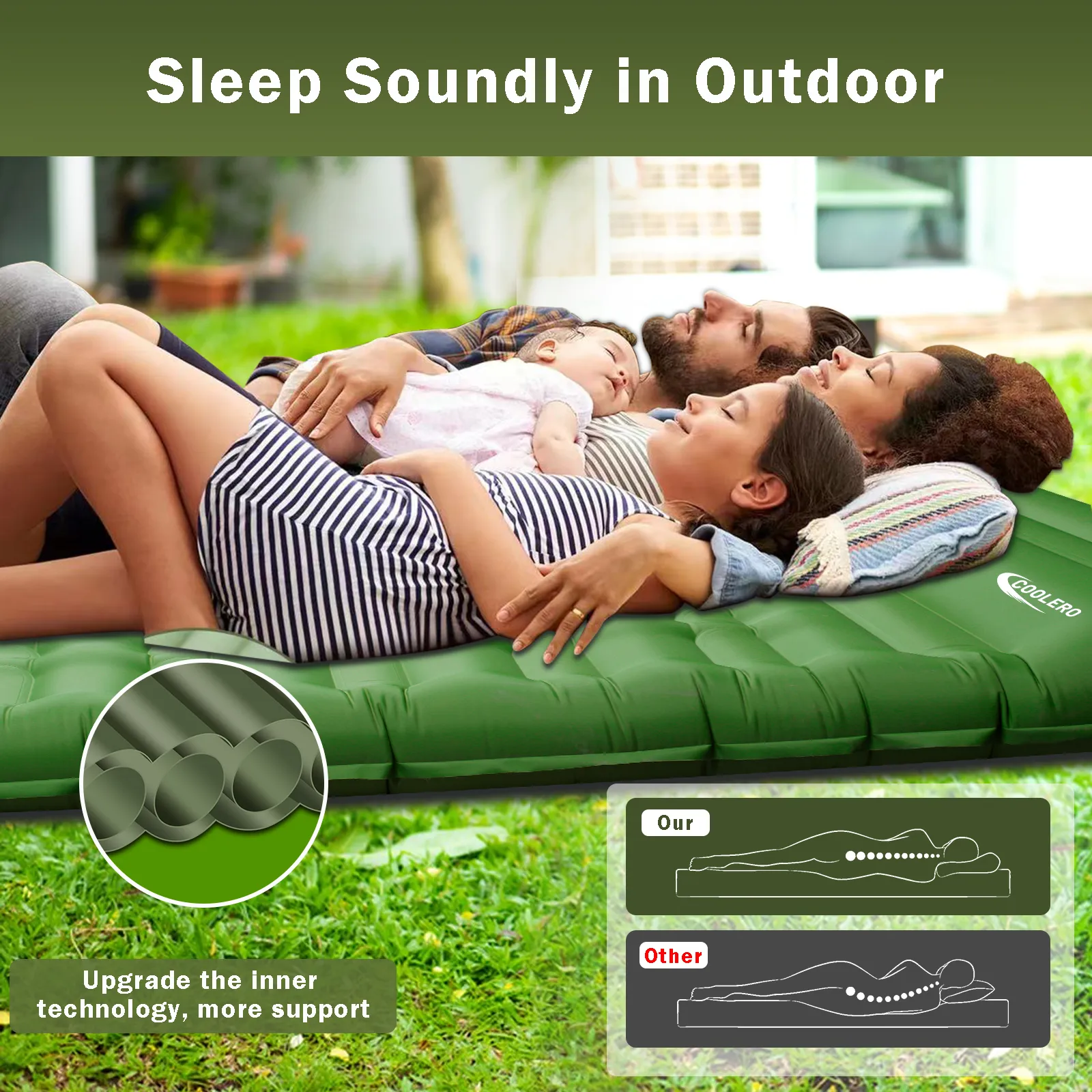 Windrest™ Double Inflatable Sleeping Pad