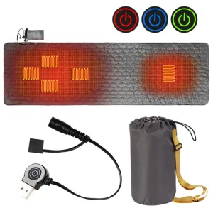 Winter Outdoor Camping Smart Portable Heating Sleeping Pad(Gray)