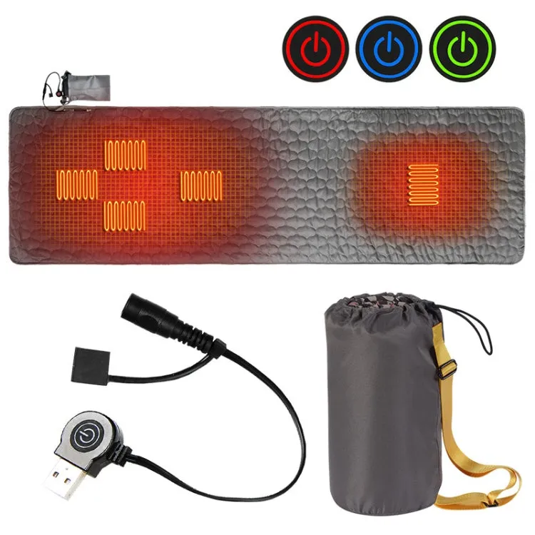 Winter Outdoor Camping Smart Portable Heating Sleeping Pad(Gray)