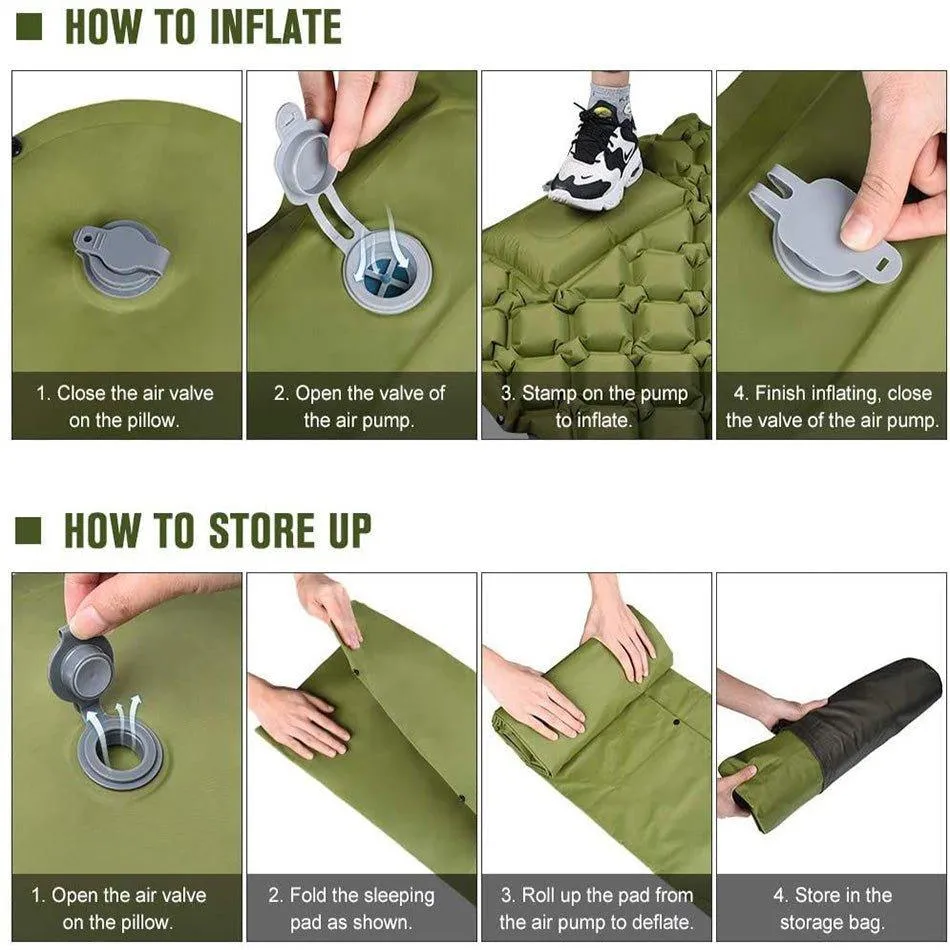 Woosir Inflatable Sleeping Pad for Camping